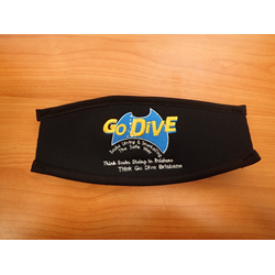 ~ Go Dive Embroidered Mask Tamer - Black